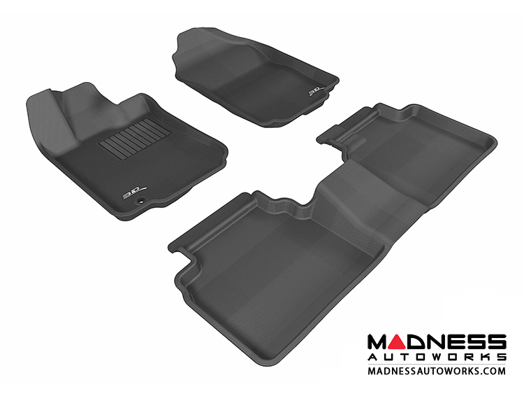 Ford Fusion Floor Mats (Set of 3) - Black by 3D MAXpider